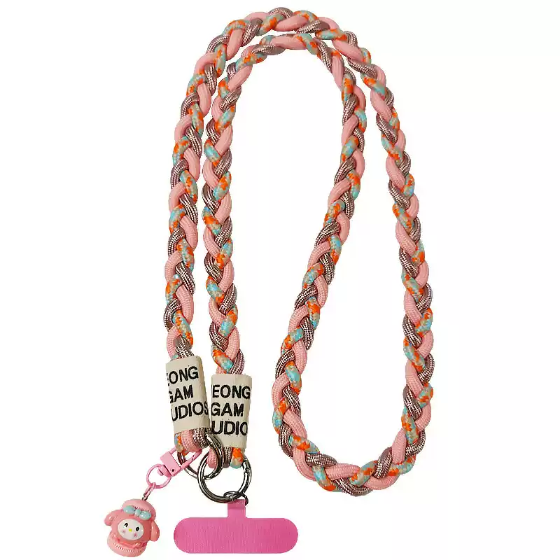 Rope Cross-body Strap-Pink (Double end)